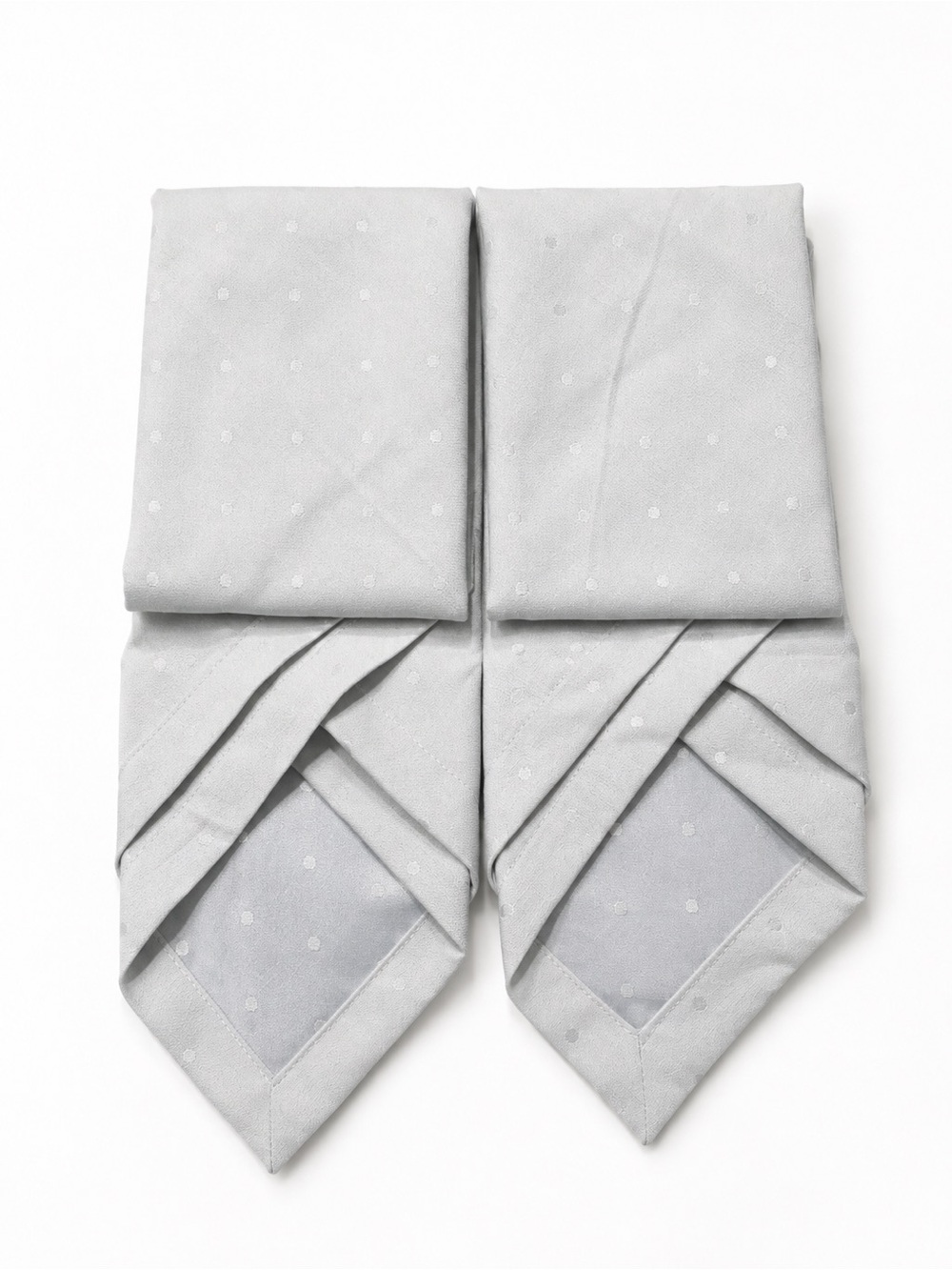 Kate Spade New York Set of 4 Gray Polka Dot Cloth Dinner Napkins